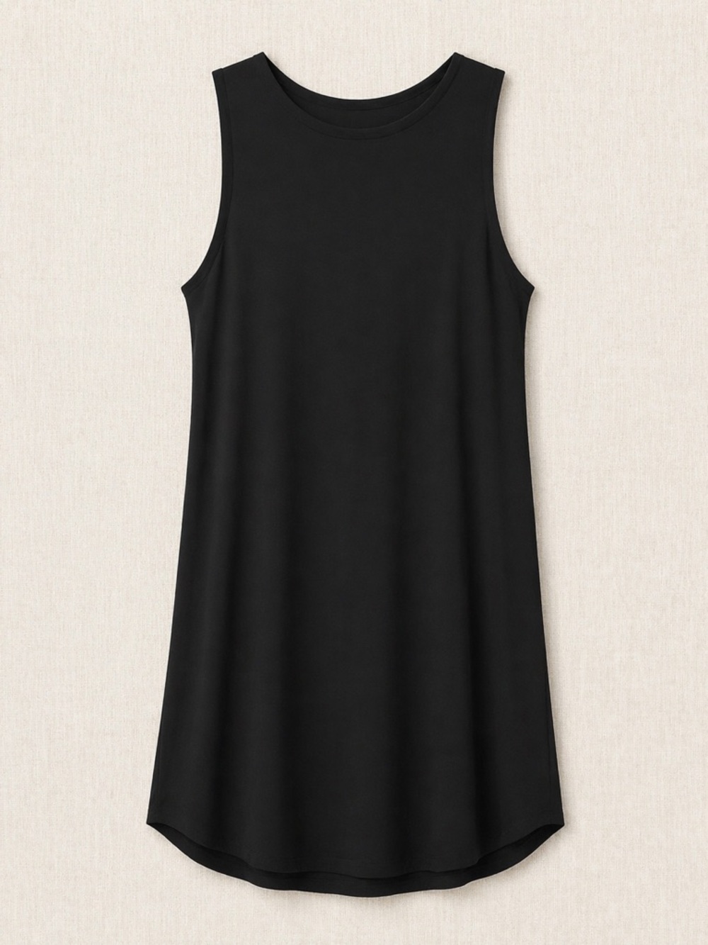 BCBGMaxAzria Black Sleeveless Shift Dress